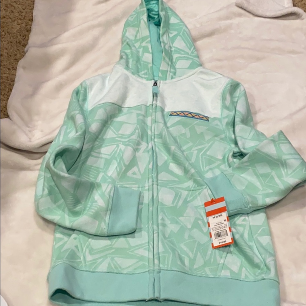 *NWT* cat & jack girls medium zipper hoodie